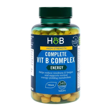 Holland & Barrett High Strength Complete Vit B Complex Komplels Wiatamin B - 240 tabl.