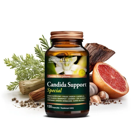 Doctor Life Candida Support Special zdrowa flora jelitowa suplement diety 120 kaps.