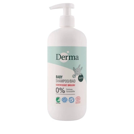 Derma − Eco Baby, szampon i mydło do kąpieli − 500 ml