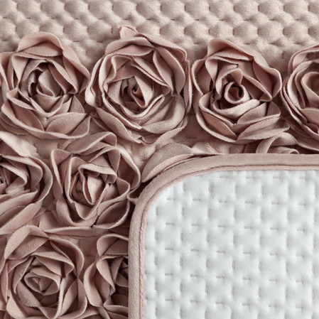 Narzuta CERAMIKA ROSES 170 X 210 CM PUDROWY
