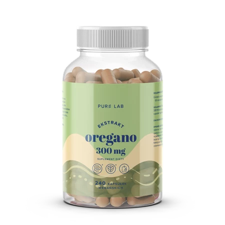 Pure Lab Ekstrakt z oregano 300 mg, 240 kaps