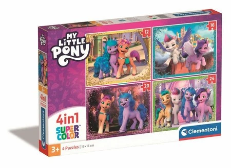 Clementoni Puzzle 4w1 My Little Pony 21519