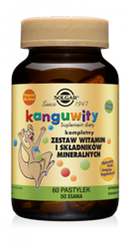 Solgar Kangavites kompleks witamin dla dzieci 60 tabl. smak owoce tropikalne