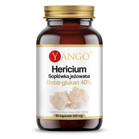 Hericium - ekstrakt 40% beta-glukanu (90 kaps.)