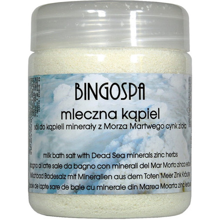 Mleczna kąpiel z minerałami z Morza Martwego 550g