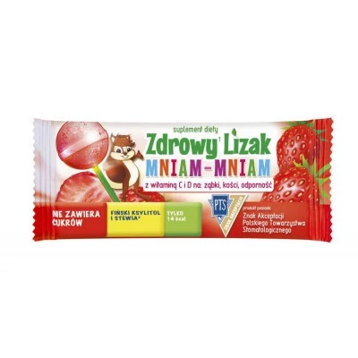 Starpharma Zdrowy Lizak Mniam Mniam Truskawka 6 g