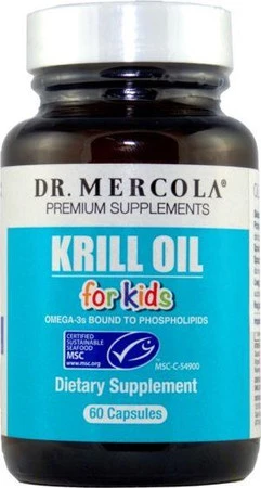 Dr. Mercola − Olej z kryla dla dzieci − 60 kaps.