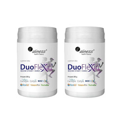 Zestaw 2x Duoflexin® 200 g, mocne stawy i kości 100% natural x 200 g proszek