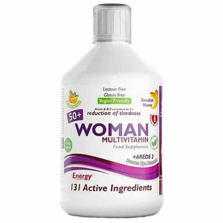 Swedish nutra Woman dla kobiet 50+ Multivitamin 500ml