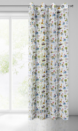 ZASŁONA GOTOWA BILLY 140 X 250 CM BIAŁY