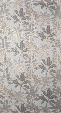 Zasłona gotowa 135X250 biała z szampańskim nadrukiem