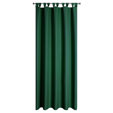 ZASŁONA GOTOWA GARDEN NA SZELKACH 155 X 240 CM CIEMNOZIELONY