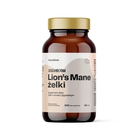 Cannabium Mushroom Lions Mane żelki 60 żelek