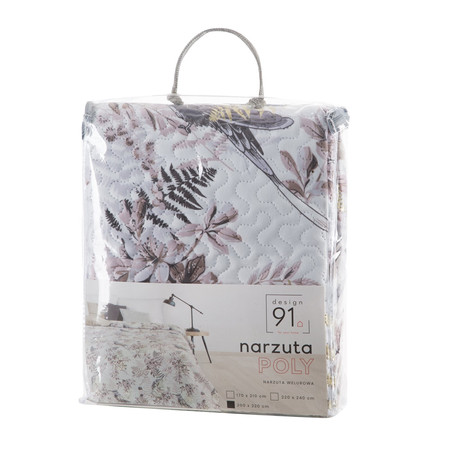 NARZUTA D91 POLY 200 X 220 CM BIAŁY