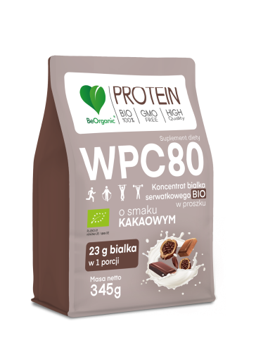 Aliness Białko serwatkowe WPC 80 Kakao BIO 345g - Nabea.pl