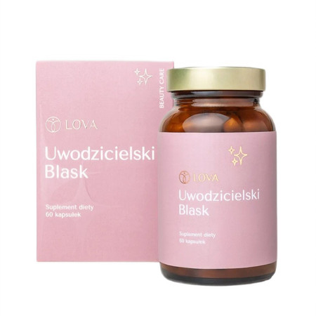 Uwodzicielski Blask wsparcie pięknej skóry 60 kaps.