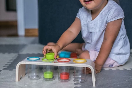 Janod Drewniana układanka Sortowanie kolorów Essentiel