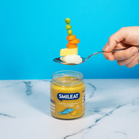 Smileat, Słoiczek z dorszem, BIO ziemniakami i BIO warzywami 6m+, 230g