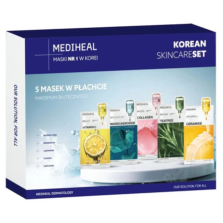 Korean Skincare Set zestaw masek w płachcie 5x24ml