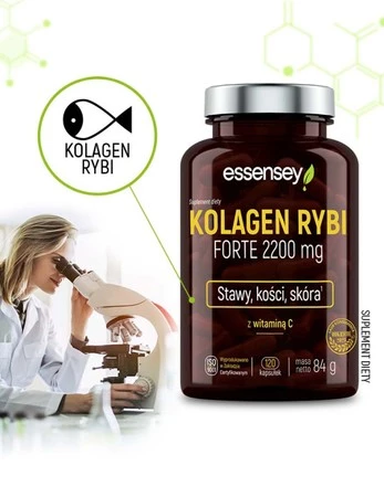 ESSENSEY KOLAGEN RYBI FORTE 2200mg 120 kaps