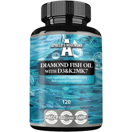 APOLLO'S HEGEMONY Diamond Fish Oil D3K2 120 kaps.