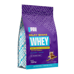 6PAK MILKY SHAKE WHEY odżywka białkowa koncentrat WPC 700g smak dubajska czekolada