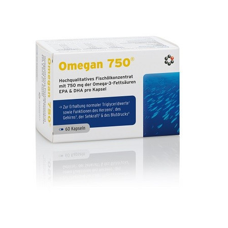 Mito-Pharma Omegan 750 kwasy Omega 3 - 60 kaps.