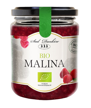 SAD DANKÓW MALINA 80 % BIO 260 g