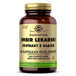 Solgar Imbir lekarski 60 kaps.