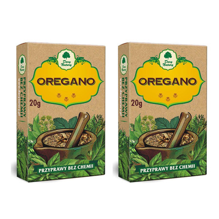 Zestaw: 2x Dary Natury Oregano 20G Wzmacnia Odporność