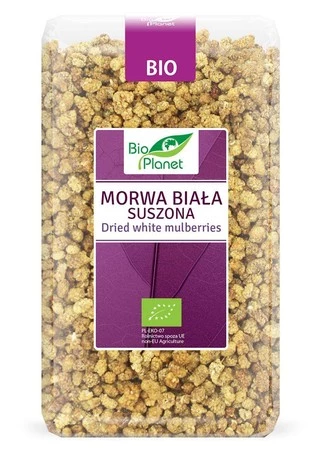 Bio Planet − Morwa biała suszona BIO − 1 kg