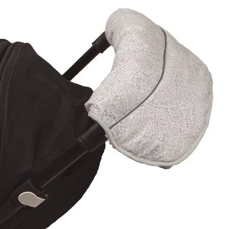 Lodger Wodoodporna mufka do wózka szara Taslon Drizzle