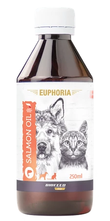 BIOFEED EUPHORIA Olej z łososia dla psa i kota Salmon Oil 250 ml