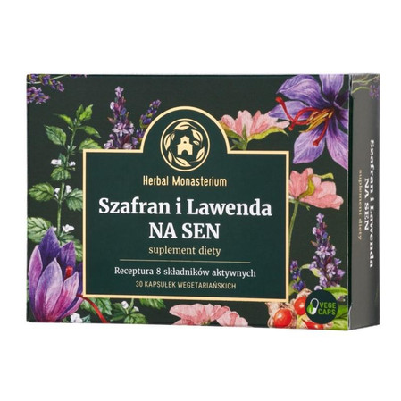  Herbal Monasterium Szafran i Lawenda Na Sen 30 k