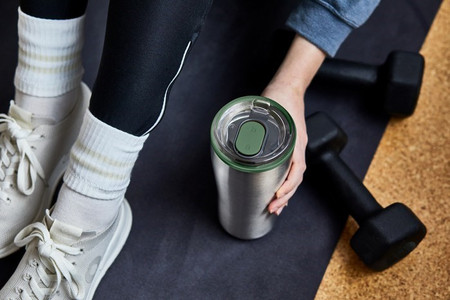 Black+Blum Kubek termiczny stalowy 0,6l.oliwka New version