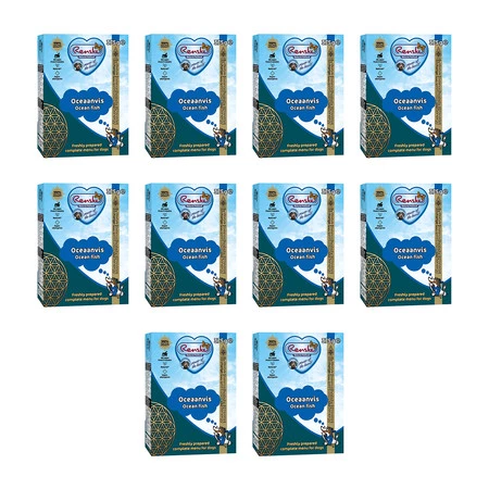 Zestaw 10x Renske Fresh oceanfish - świeże ryby oceaniczne dla psów (375 g)