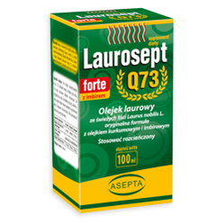 ASEPTA Laurosept FORTE Q73 100ml - Olejek laurowy + olejek z kurkumy i imbiru