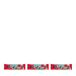 Zestaw: 3x Bunny Ninja Fruit Straws przekąska owocowa o smaku jabłko-truskawka 16g bezglutenowa