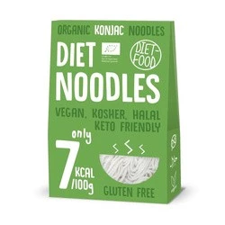 DIET-FOOD Makaron Konjac Shirataki Noodles bezglutenowy Bio 385g (300g) 