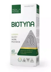 Medica Herbs Biotyna na wsparcie włosów, skóry i paznokci 60 kaps.