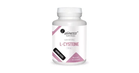 Zestaw 2x Aliness L-Cysteine 500 mg vege 100 kaps.