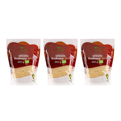 Zestaw: 3x Sezam łuskany BIO 250 g