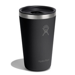 HF-Kubek 16 oz z pokrywą PRESS-IN, czarny