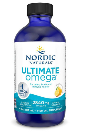 Nordic Naturals Ultimate Omega 2840 mg - 237 ml smak cytryna