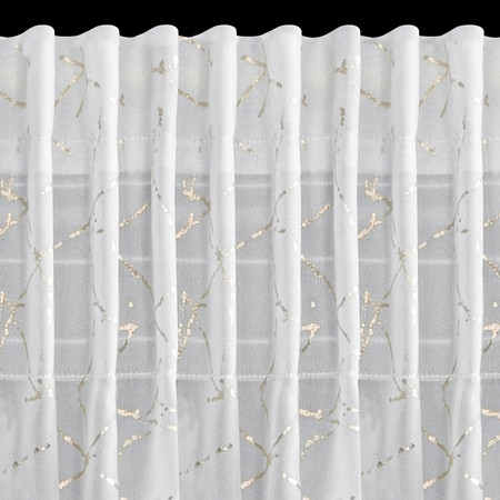 FIRANA GOTOWA ROXI NA TAŚMIE 140 X 270 CM BIAŁY