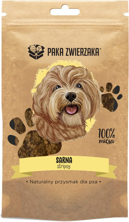 PAKA ZWIERZAKA Stripsy 100% Sarna 70g