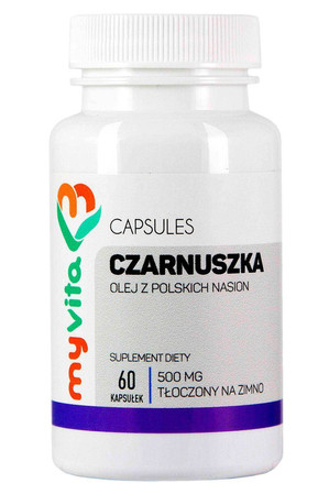  Myvita Olej Z Czarnuszki 500Mg 60 K Odporność