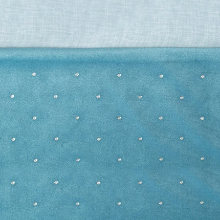 ZASŁONA GOTOWA JOLIE1 140 X 250 CM TURKUSOWY