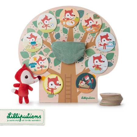 Lilliputiens Drewniana tablica magnetyczna