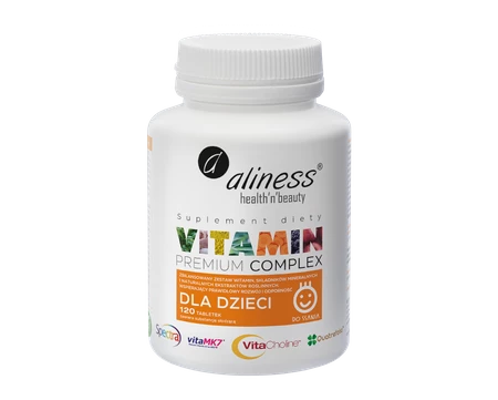 Aliness Premium Vitamin Complex dla dzieci x 120 tabletek do ssania